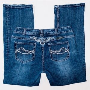 Cowgirl Tuff Jeans.
